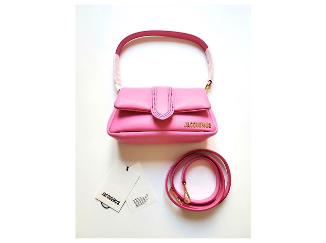 Borsa Jacquemus Bambimou in pelle rosa - vista 6