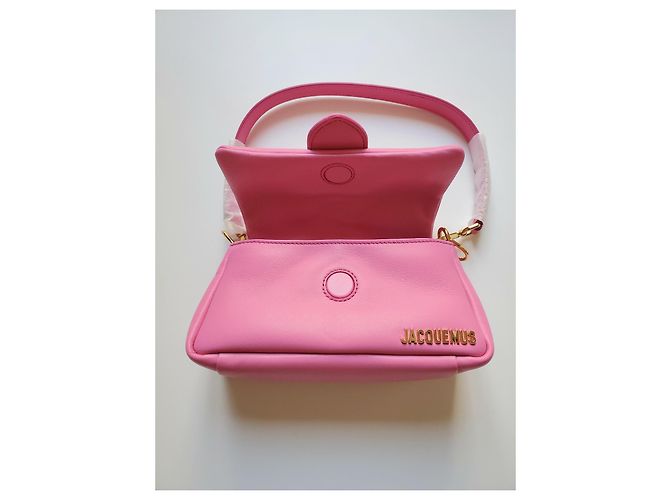 Borsa Jacquemus Bambimou in pelle rosa - vista 7