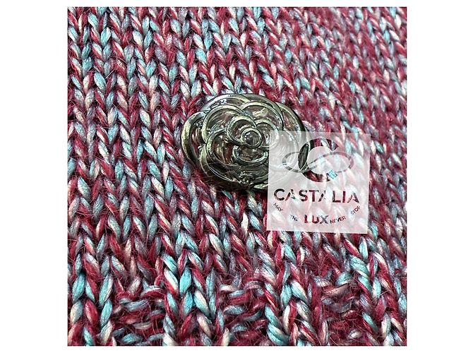 Chanel Coco Brasserie Artisan Suéter de Seda Tricot 36 FR Multicolor - vista 10