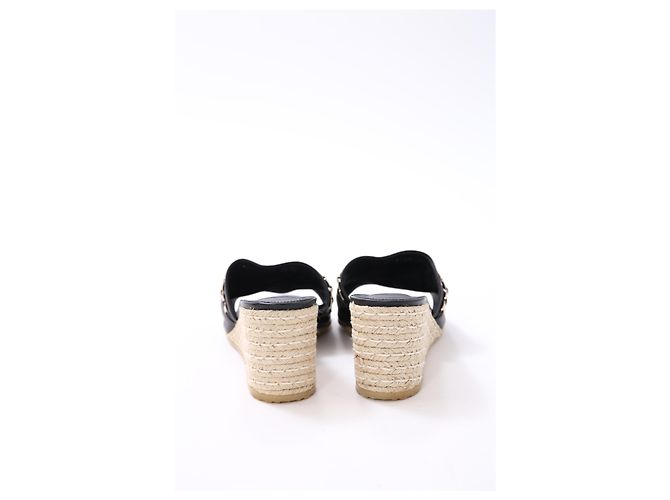 Salvatore Ferragamo Mule decorate Ferragamo Thassos in pelle nera - vista 12