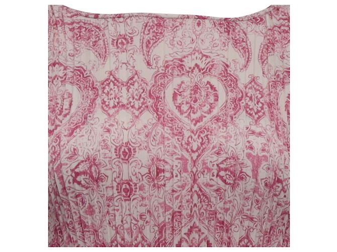 Maje Rockinal bedrucktes Kleid aus rosa Polyester Pink - Ansicht 6
