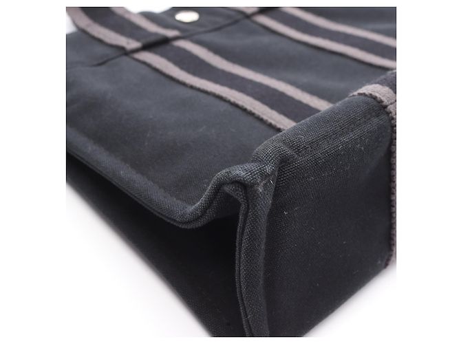 Herbag Canvas Tote Bag von Hermès Schwarz - Ansicht 6