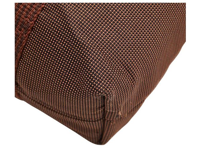 Hermès Herline Canvas Tote Bag Braun - Ansicht 6