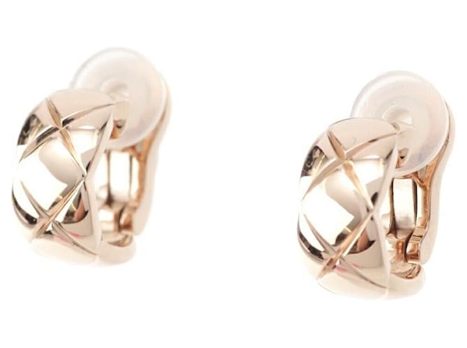 Orecchini Chanel Coco Crush in oro D'oro Metallico - vista 2