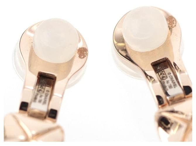 Orecchini Chanel Coco Crush in oro D'oro Metallico - vista 5