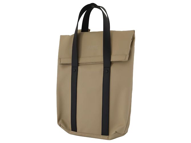 2 Way Tote Backpack Mini W3 Backpack - RAINS - Synthetic - Beige Brown - view 2