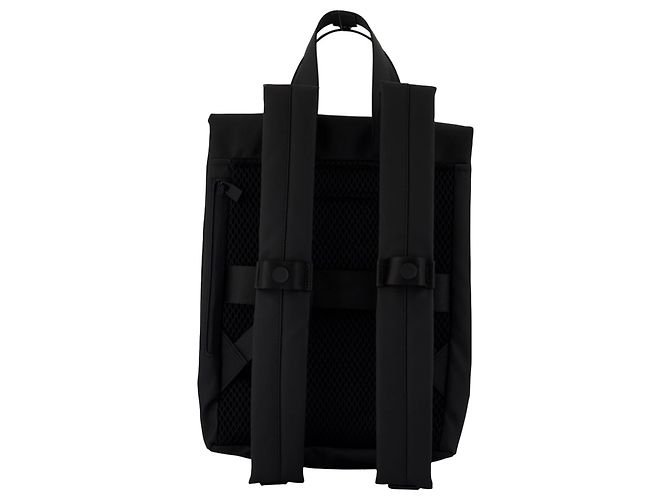 Borsa Tote Mini W3 Shopper - RAINS - Sintetico - Nero - vista 3