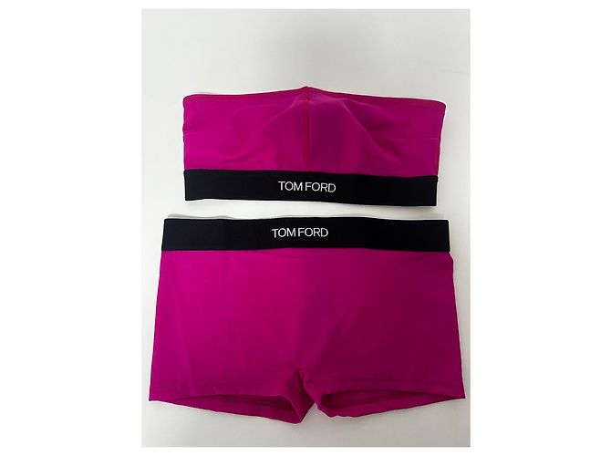 Set di lingerie Tom Ford Fucsia e Nero Fuschia - vista 16