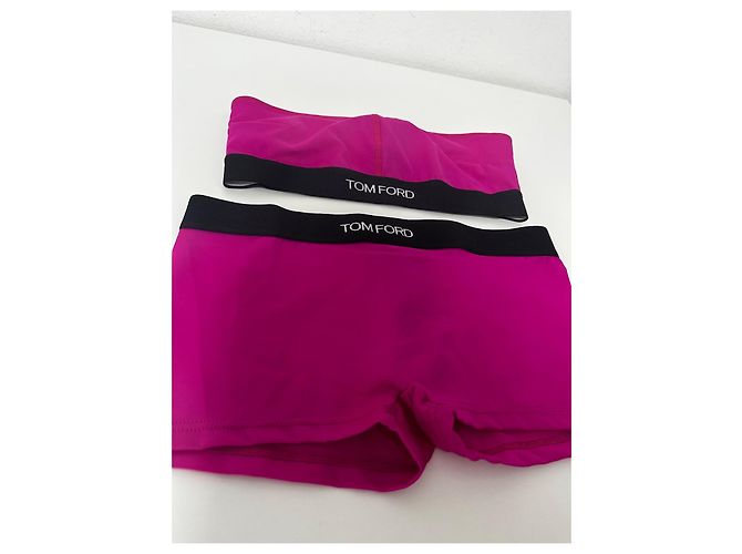 Set di lingerie Tom Ford Fucsia e Nero Fuschia - vista 17