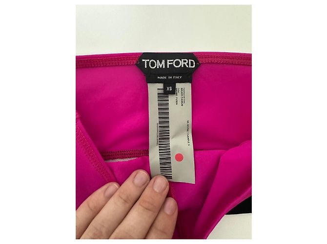 Tom Ford Oberteil Fuchsia mit schwarzem Logo Bund Fuschia - Ansicht 3
