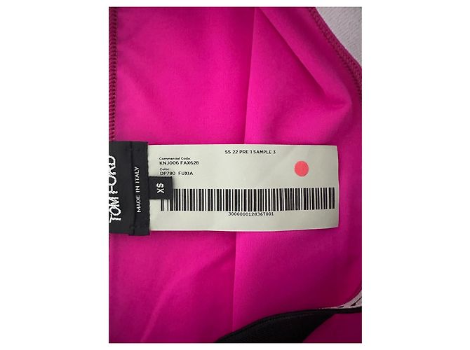 Tom Ford Shorts Fuchsia mit schwarzem Logo Bund Fuschia - Ansicht 6