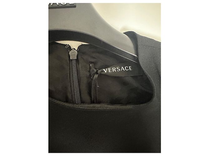 Vestido negro sin mangas Versace - vista 18