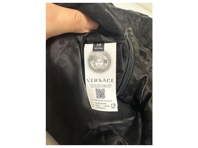 Vestido negro sin mangas Versace - vista 8
