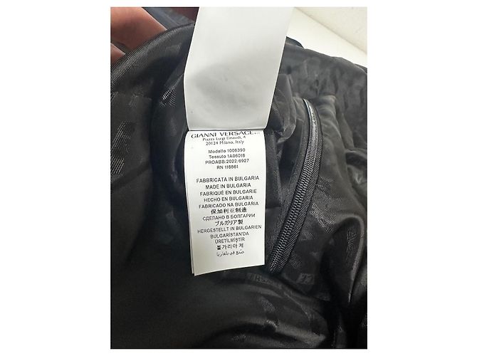 Vestido negro sin mangas Versace - vista 9
