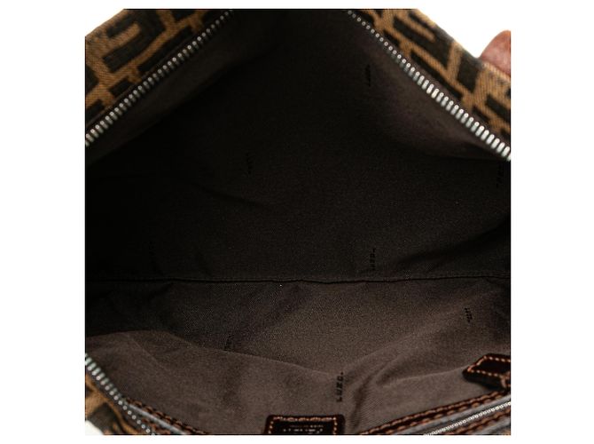 Fendi Braune Zucca Canvas Tasche - Ansicht 4