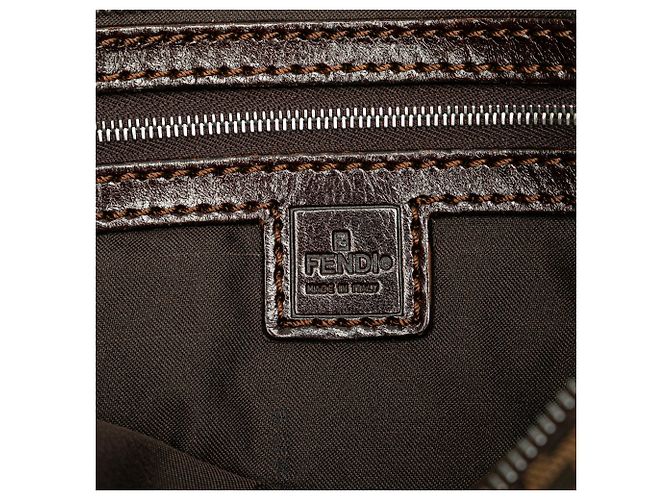 Fendi Braune Zucca Canvas Tasche - Ansicht 5