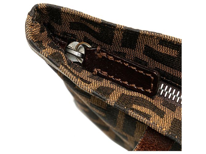Fendi Braune Zucca Canvas Tasche - Ansicht 7