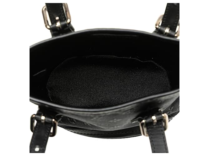 Bucket Secchiello Mini Satin Nero Monogramma Louis Vuitton - vista 4