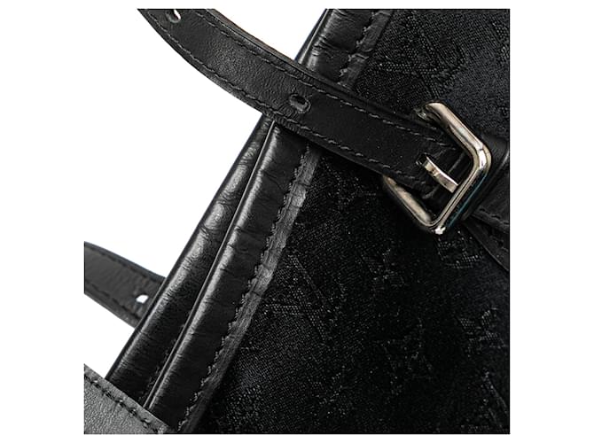 Bucket Secchiello Mini Satin Nero Monogramma Louis Vuitton - vista 9