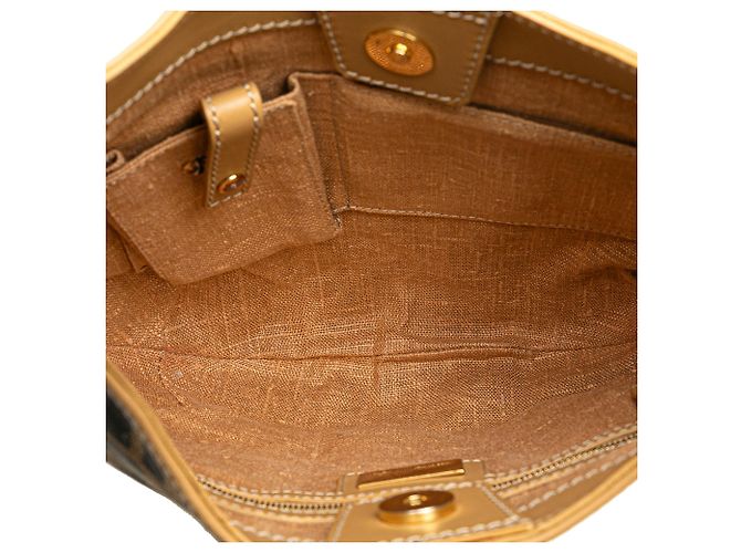 Fendi Braune Zucca Canvas Hobo - Ansicht 4