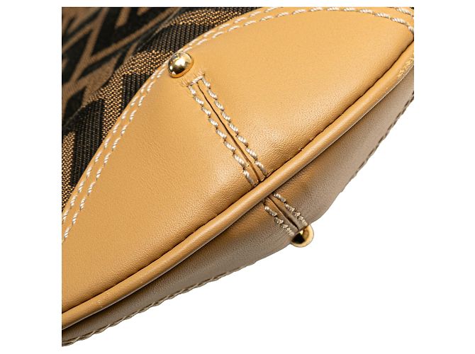 Fendi Braune Zucca Canvas Hobo - Ansicht 8
