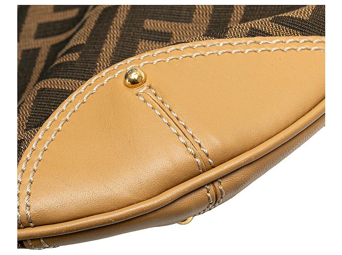 Fendi Braune Zucca Canvas Hobo - Ansicht 9