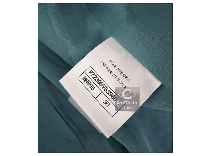 Chanel Lesage Riviera Sky Tweedjacke 2023 36 FR Türkis - Ansicht 14