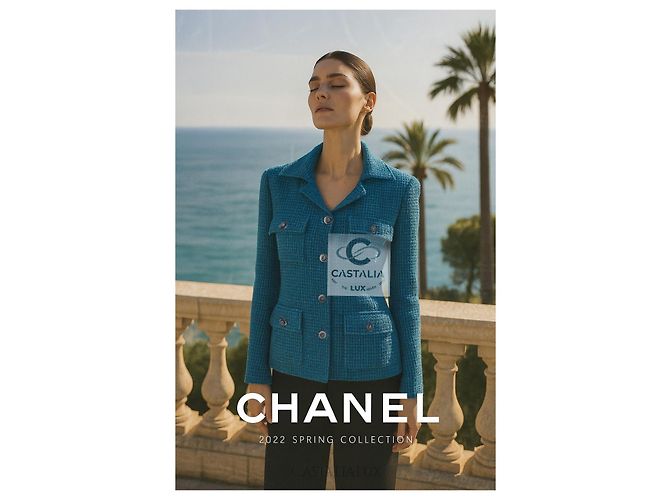 Chanel Lesage Riviera Sky Tweedjacke 2023 36 FR Türkis - Ansicht 2