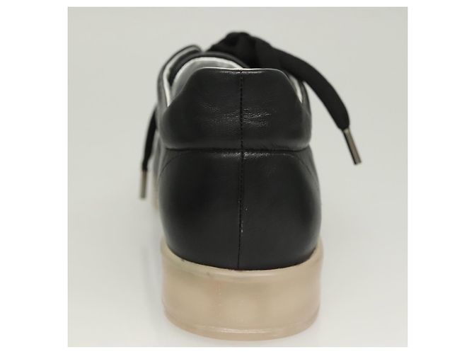 Sneakers CHANEL in pelle di agnello 39 Nero CC Auth BA2712 - vista 13