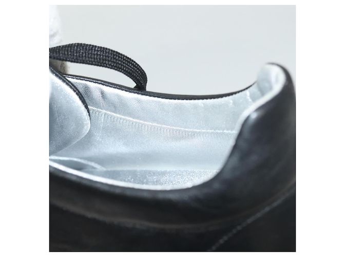 Sneakers CHANEL in pelle di agnello 39 Nero CC Auth BA2712 - vista 17