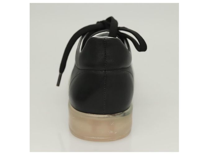 Sneakers CHANEL in pelle di agnello 39 Nero CC Auth BA2712 - vista 29