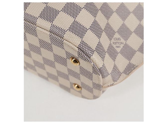LOUIS VUITTON Borsa a Mano Giroratta Damier Azur N41579 LV Auth 121229M - vista 14