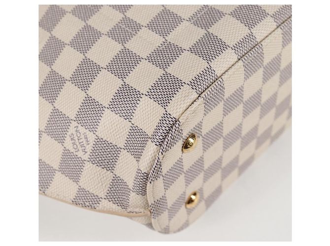 LOUIS VUITTON Borsa a Mano Giroratta Damier Azur N41579 LV Auth 121229M - vista 15