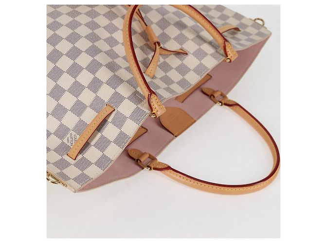 LOUIS VUITTON Borsa a Mano Giroratta Damier Azur N41579 LV Auth 121229M - vista 6