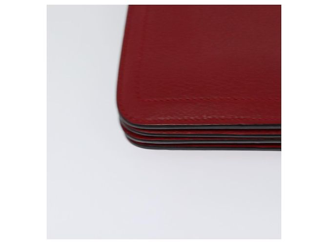 Borsa a spalla Vala Chain in pelle rossa e oro Auth gh168 di Salvatore Ferragamo Rosso D'oro - vista 16