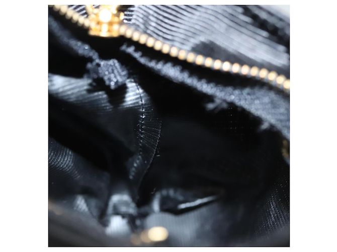 Céline CELINE Pouch Nylon Nero Oro Auth 121116 D'oro - vista 19