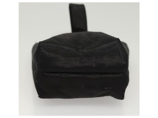 Céline CELINE Pouch Nylon Nero Oro Auth 121116 D'oro - vista 5