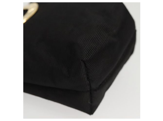 Céline CELINE Pouch Nylon Nero Oro Auth 121116 D'oro - vista 9