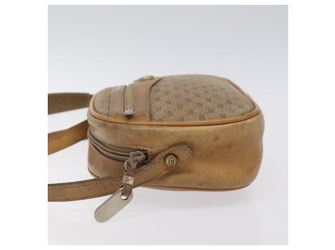 Gucci Borsa a spalla Micro GG Supreme PVC Beige Oro Auth ti3123 D'oro - vista 4