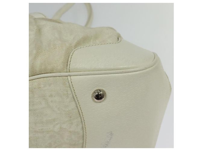 Borsa a Spalla PRADA in Tela Argento Bianco Auth fm4672 - vista 16