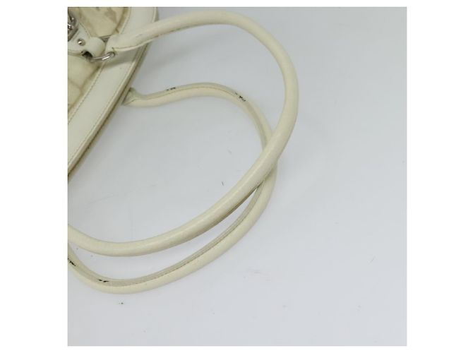 Borsa a Spalla PRADA in Tela Argento Bianco Auth fm4672 - vista 7