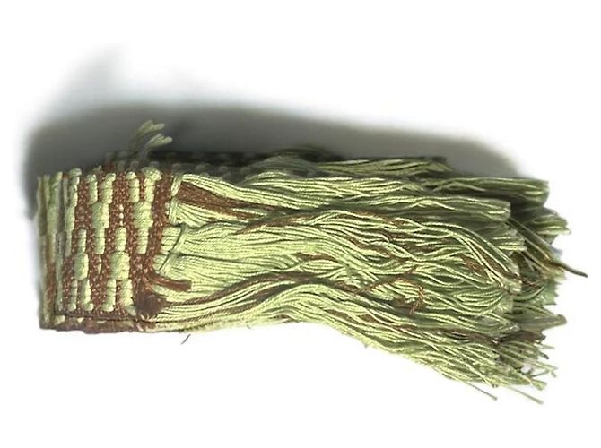Autre Marque Fransengürtel Pariser Studio Paris 2. Arrondissement Boho-Stil Braun Mehrfarben Grün - Ansicht 6