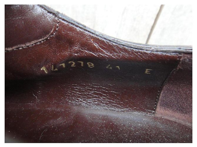 Scarpe Double Monk Gucci Pelle Marrone Scuro - vista 8