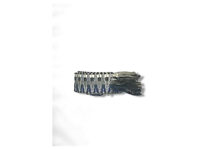 Autre Marque Fransengürtel Pariser Studio Paris 2. Arrondissement Boho-Stil Schwarz Blau Mehrfarben Beige Grau - Ansicht 2