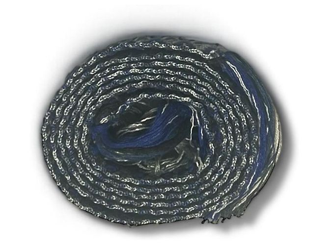 Autre Marque Fransengürtel Pariser Studio Paris 2. Arrondissement Boho-Stil Schwarz Blau Mehrfarben Beige Grau - Ansicht 6
