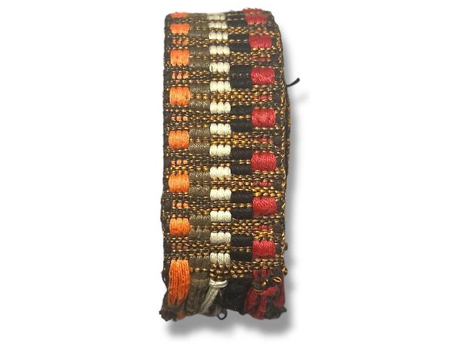 Autre Marque Fransengürtel Pariser Studio Paris 2. Arrondissement Boho-Stil Braun Mehrfarben Orange Gelb - Ansicht 5