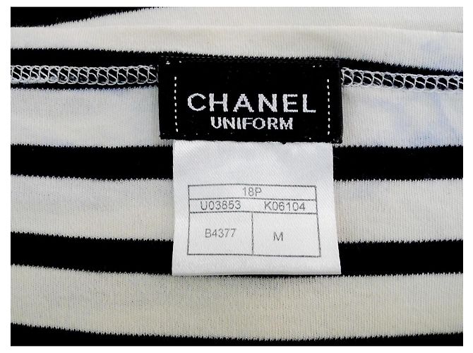 Chanel Tops Schwarz Weiß - Ansicht 3