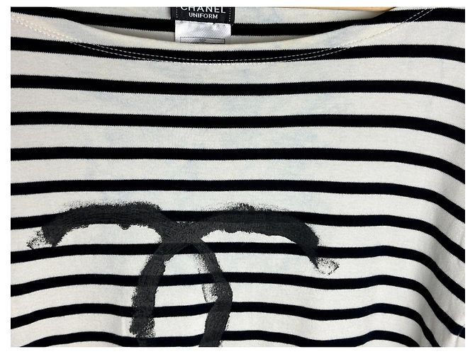 Chanel Tops Schwarz Weiß - Ansicht 6