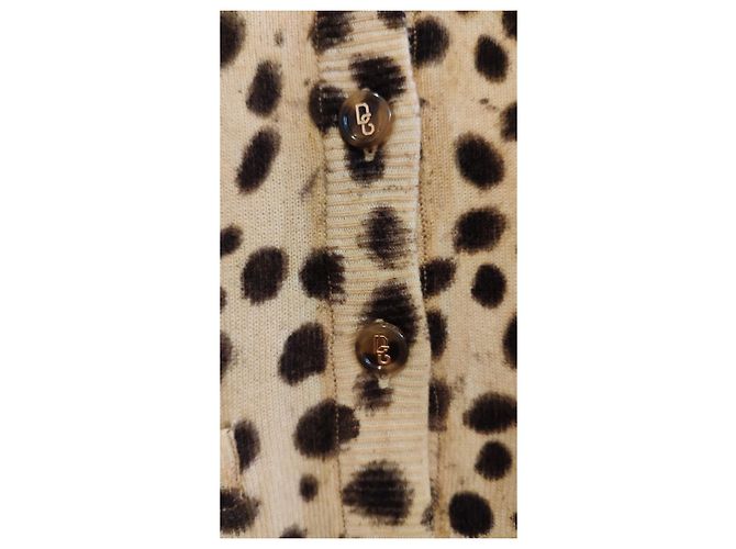 Dolce & Gabbana CARDIGÁN DE CACHEMIRA CON ESTAMPADO DE LEOPARDO DOLCE&GABBANA. Multicolor - vista 7