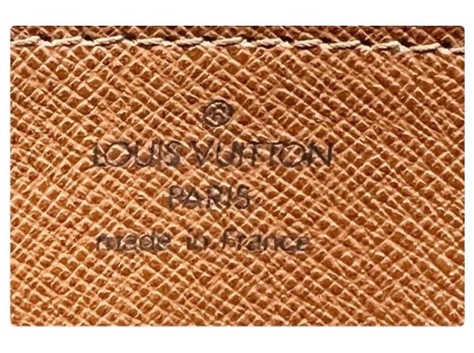 Clutch Louis Vuitton Marrone in Pelle Epi - vista 8